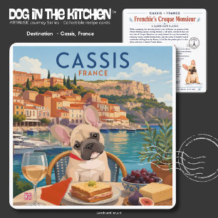 FRENCHIES CROQUE MONSIEUR Art Muse Recipe Card