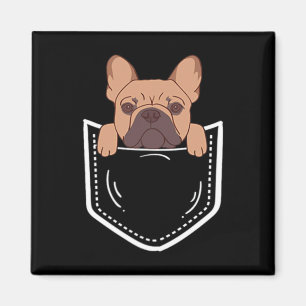 Frenchies French Bulldog For Dog Lovers Pocket Own Magnet