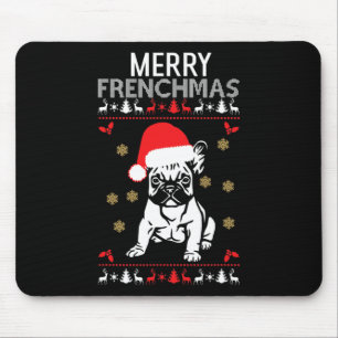 Frenchmas French Bulldog  Mouse Pad