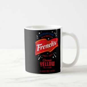 Frenchs Clic Yellow Mustard Label Foodie Costume _ Coffee Mug