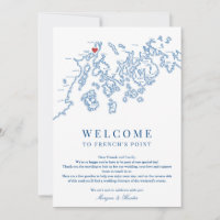 French's Point Maine Wedding Welcome Itinerary