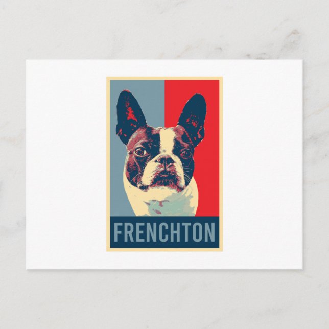 Frenchton Dog Postcard (Front)