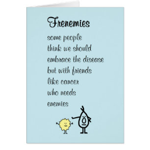 Frenemies – a funny feel better soon poem