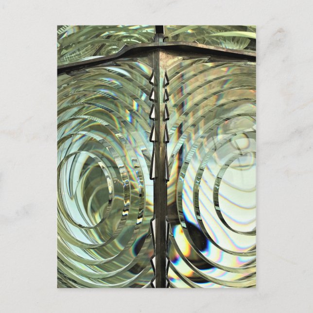 Frensel Lens, Cape Blanco Lighthouse, Oregon Coast Postcard (Front)