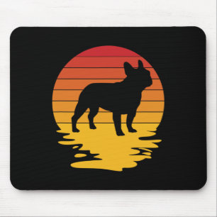 Frenshie Frensh Bulldog Frenchie French Puppy Dog Mouse Pad