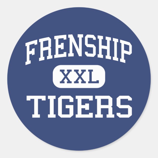 Frenship - Tigers - Junior - Wolfforth Texas Classic Round Sticker (Front)