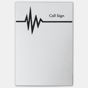 Frequency Line Post-It Notes  Customise It.