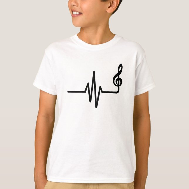 Frequency music note T-Shirt (Front)