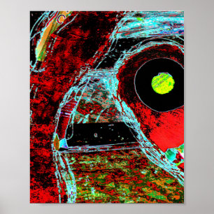 Frequency Serpent – Digital Abstract Energy Poster