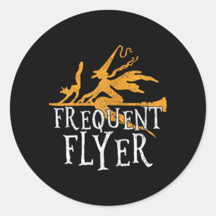 Frequent Flyer Classic Round Sticker
