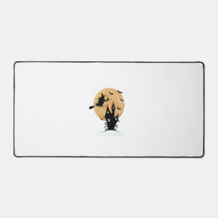Frequent Flyer Witch Halloween T-Shirt Perfect Desk Mat