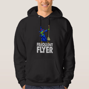 Frequent Flyer Witch Tee Flying Witch Halloween