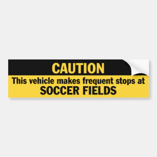 Frequent Stops (Soccer) Bumper Sticker