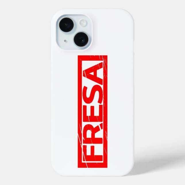 Fresa Stamp Case-Mate iPhone Case (Back)