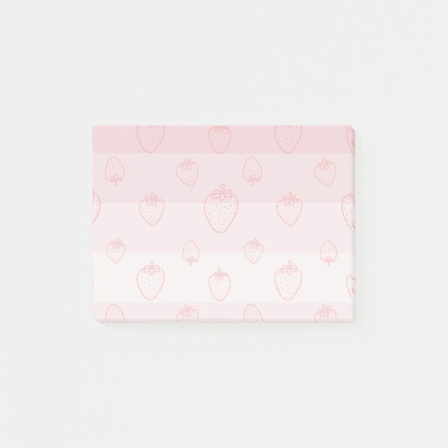 Fresas con Crema Post-it Notes (Front)