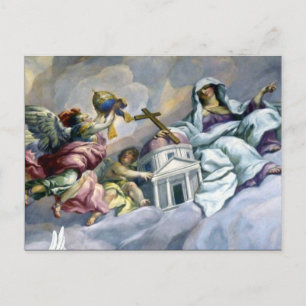 fresco church postcard
