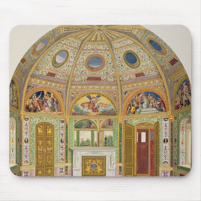 Fresco decoration in the Summer House of Buckingha Mouse Pad (Front)