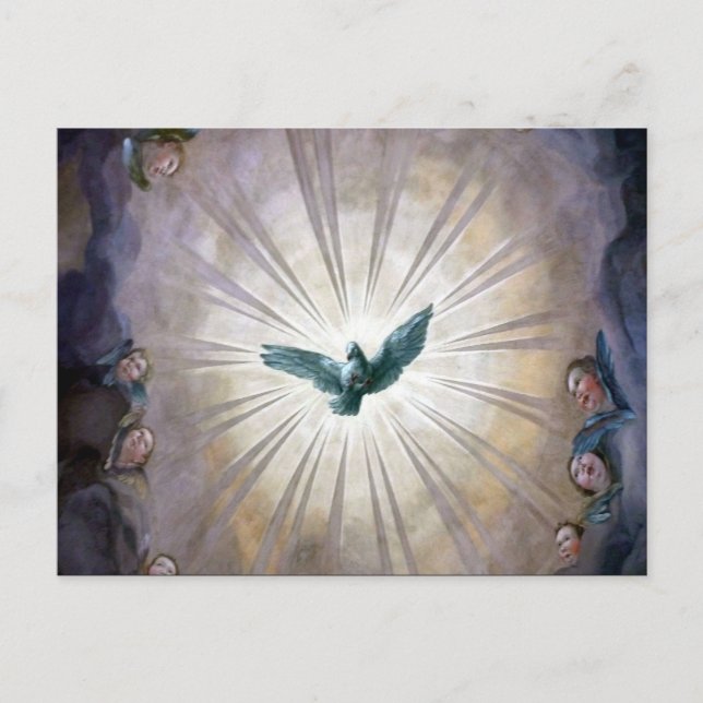 fresco dove looks postcard (Front)