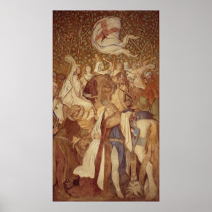 Fresco, Elisabeth-Galerie, Wartburg Castle Poster