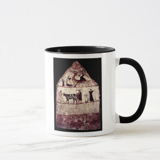 Fresco from the Tomb of Gaudio, c.480 BC Mug (Right)