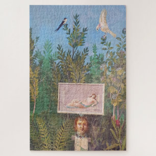 Fresco of a Garden Scene, Pompeii Jigsaw Puzzle