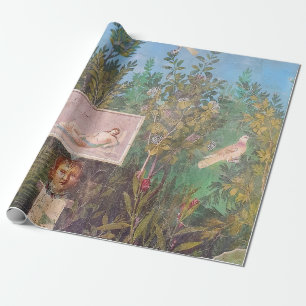 Fresco of a Garden Scene, Pompeii Wrapping Paper
