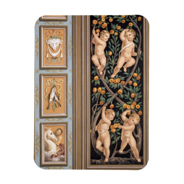 Fresco of Cupids from the Church of St. Ambroglio, Magnet (Vertical)