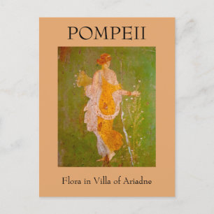 Fresco of Flora in Villa of Ariadne, Pompeii Postcard