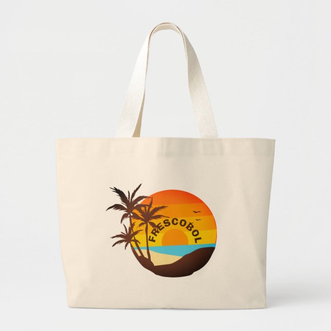 Frescobol Large Tote Bag (Front)