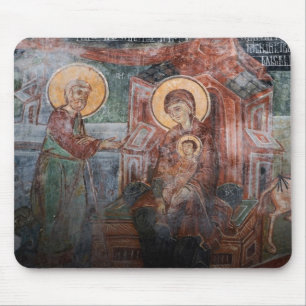 Frescoes from the 14th Century Serbian Church, 2 Mouse Pad