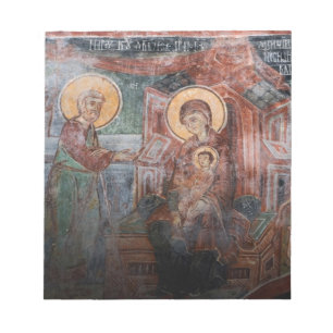 Frescoes from the 14th Century Serbian Church, 2 Notepad