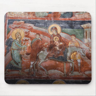 Frescoes from the 14th Century Serbian Church, Mouse Pad