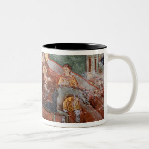 Frescoes from the 14th Century Serbian Church, Two-Tone Coffee Mug
