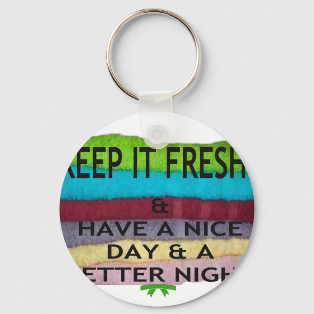 Fresh and Clean: Burst of Colour for a Fresh Start Key Ring (Front)