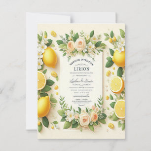 fresh and floral postcard