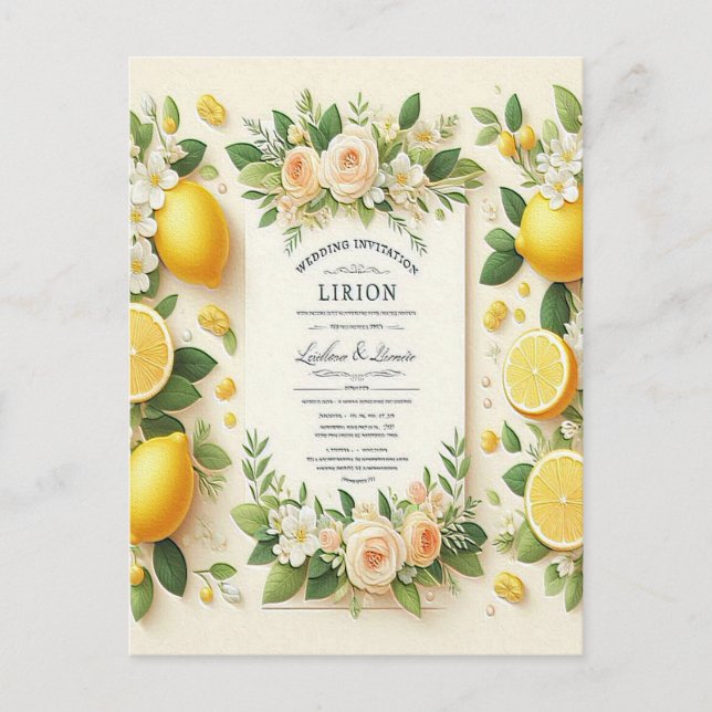 fresh and floral postcard (Front)