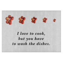 Fresh Apples and Tomatoes Rectangle Cutting Board