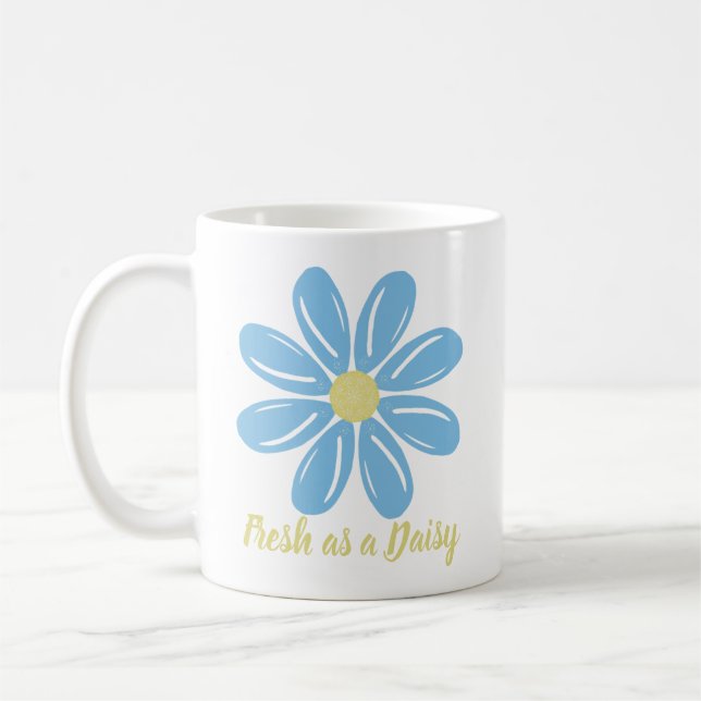 Fresh as a Daisy Coffee Mug (Left)