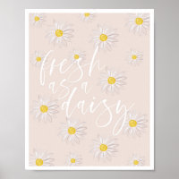Fresh as a Daisy Multiple Daisies Peach