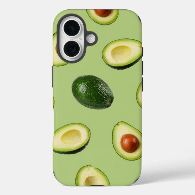 Fresh Avocado Pattern  Case-Mate iPhone Case (Back)
