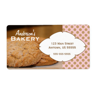 Fresh Baked Cookies Photo Bakery Sticker
