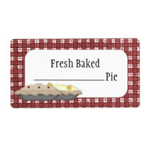 Fresh Baked Pie Product Label