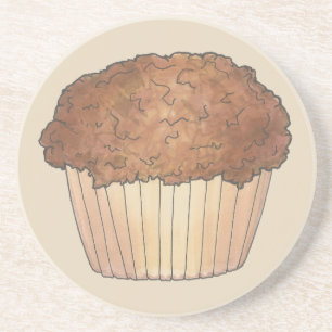 Fresh Baked Streusel Crumb Muffin Bake Sale Foodie Coaster