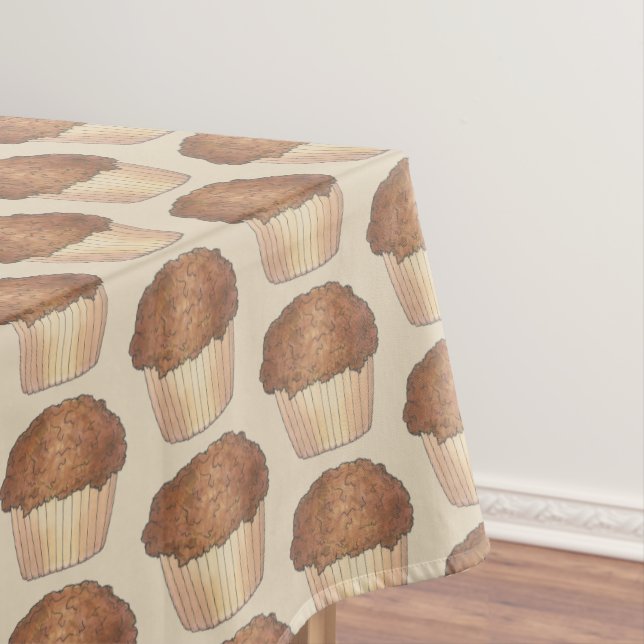 Fresh Baked Streusel Crumb Muffin Bake Sale Foodie Tablecloth (In Situ)