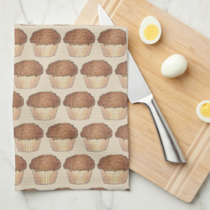 Fresh Baked Streusel Crumb Muffin Bake Sale Foodie Tea Towel