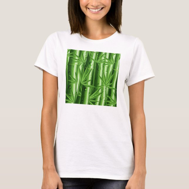 Fresh Bamboo with Dew T-Shirt (Front)