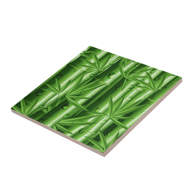 Fresh Bamboo with Dew tile (Side)