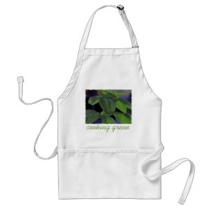 Fresh Basil Closeup Standard Apron