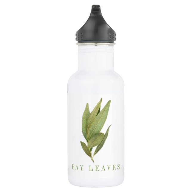 FRESH BAY LEAVES 18oz Water Bottle (Right)