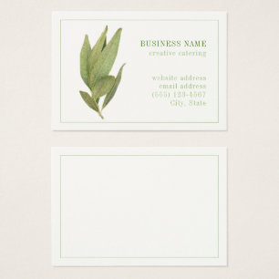 FRESH BAY LEAVES 3.5x2.5 Business Card